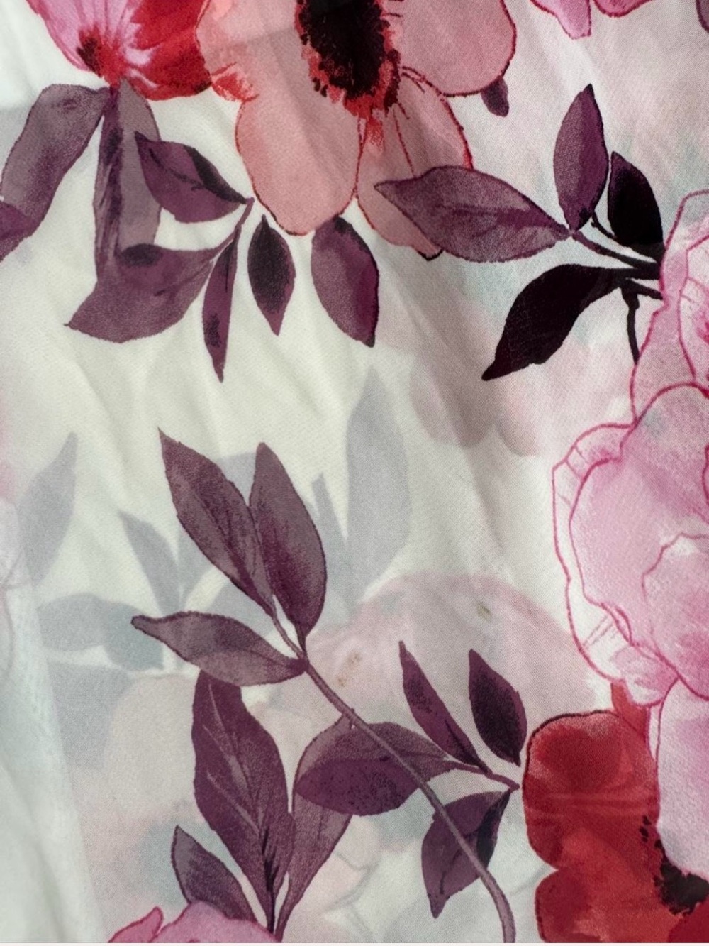 Robbie Bee Floral Chiffon Dress Size 10 - Picture 5 of 7